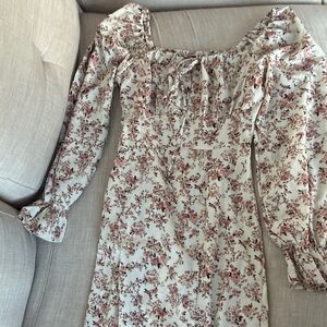 Floral Long Sleeve Dress